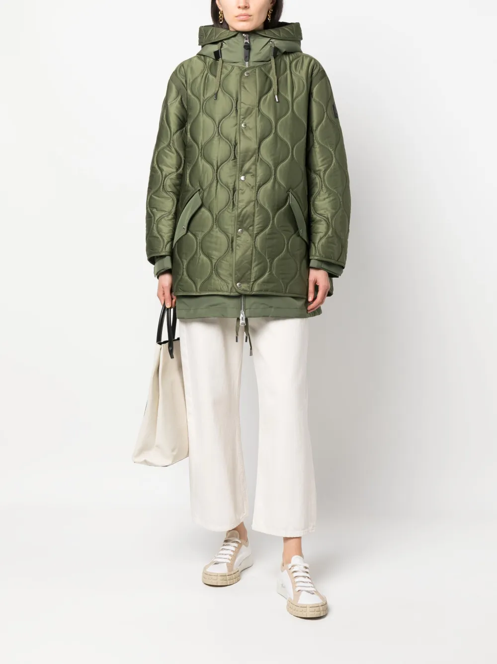 Mackage double-layer quilted padded jacket - Groen