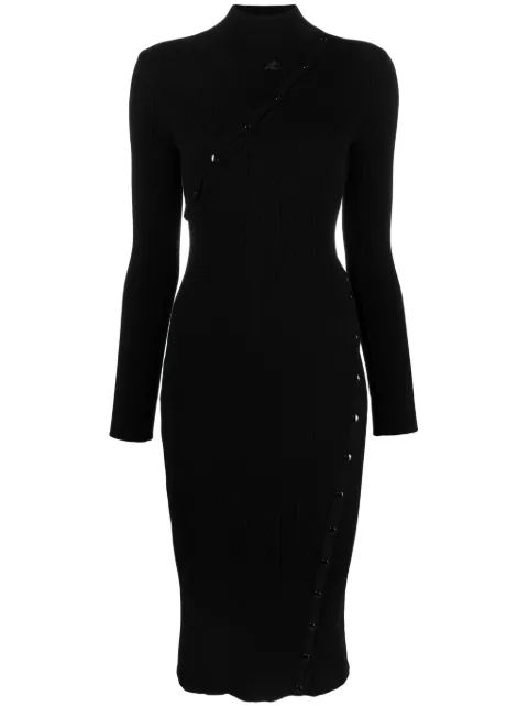 Courrèges ribbed knit dress