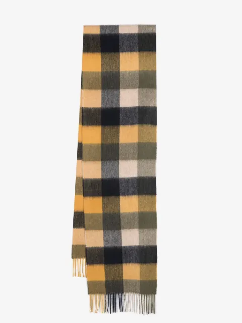 Barbour Karierter Schal mit gebürstetem Effekt