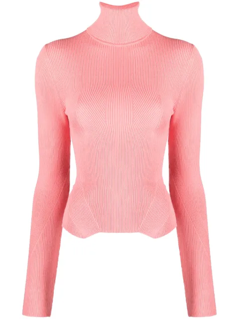 REMAIN roll-neck ribbed jumper