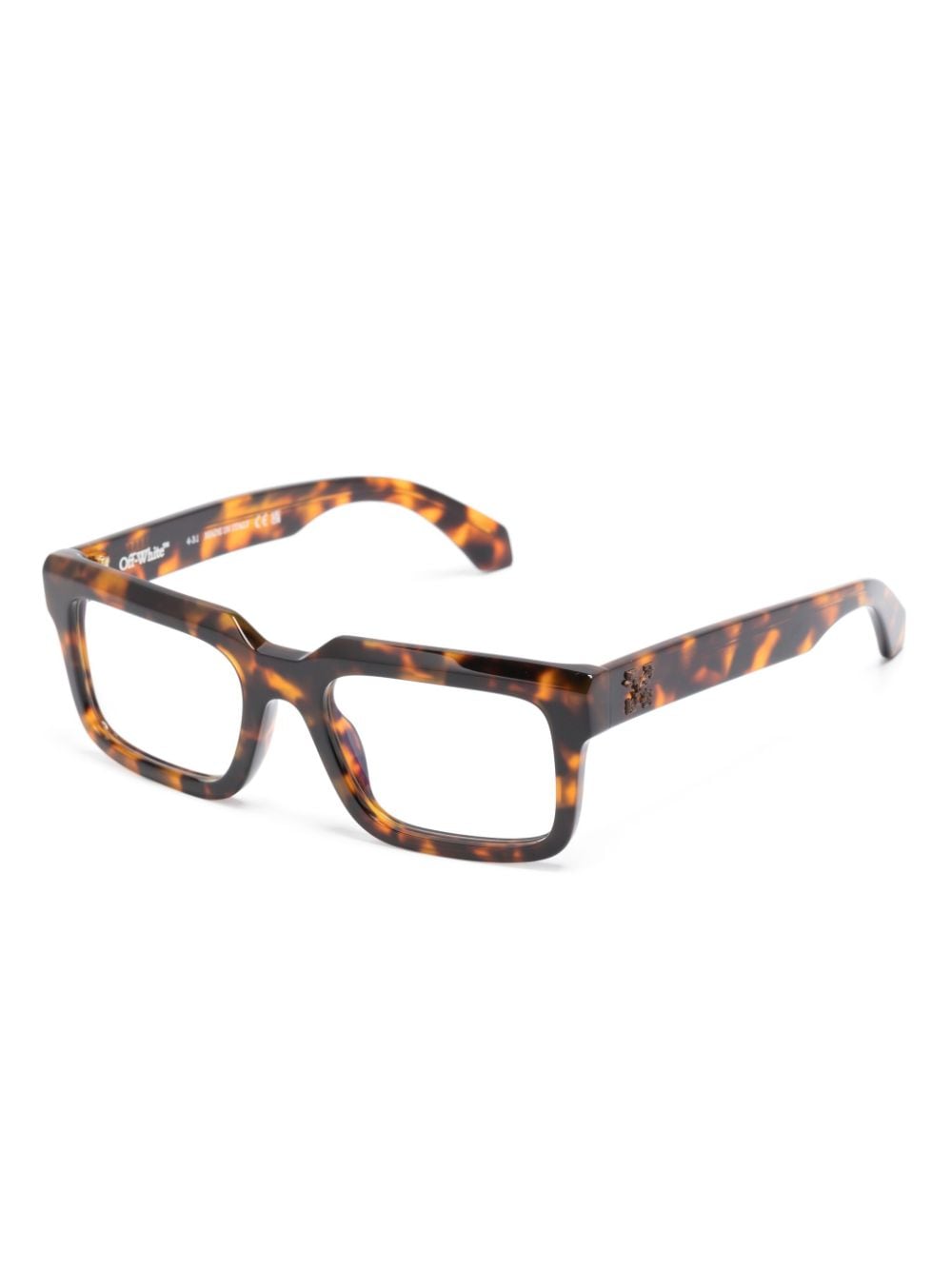 Off-White Optical Style 42 bril met vierkant montuur - Bruin