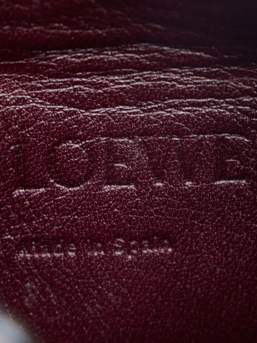 Loewe Gate Pocket Crossbody Bag Leather Red 140133166