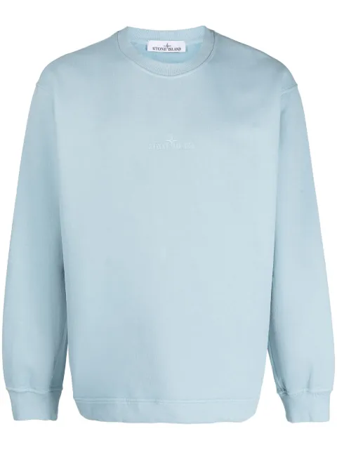 Stone Island sudadera con logo bordado