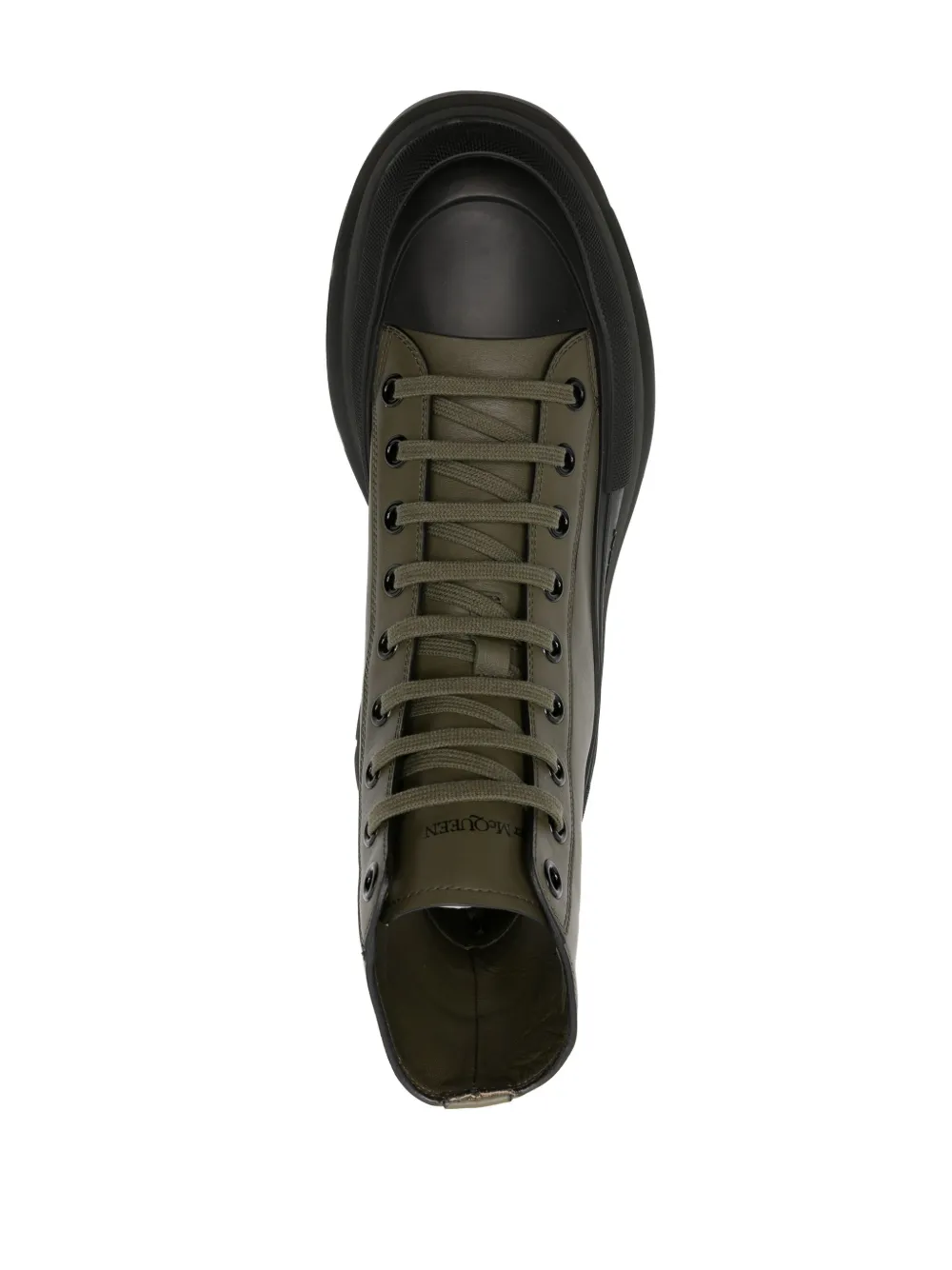 Alexander McQueen Tread Slick high-top Leather Sneakers - Farfetch