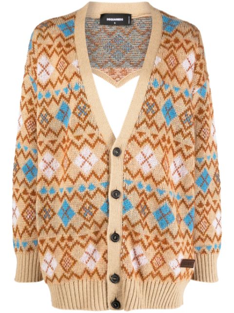 Dsquared2 Vest met geometrische print 