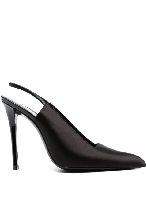 Saint Laurent Sapato Raven com salto 110mm