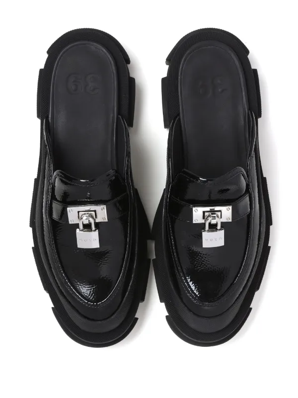 Both Gao Loafer padlock-detail Mules - Farfetch