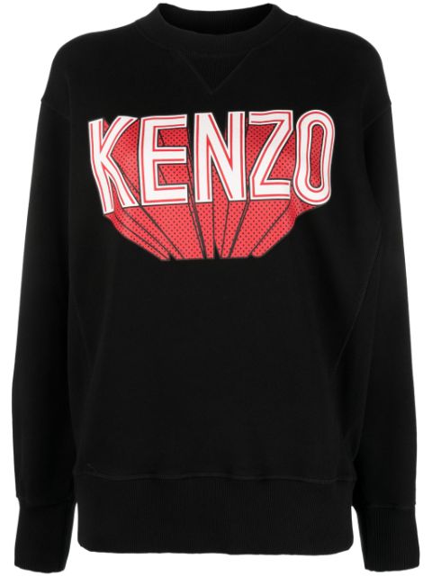 Kenzo logo-print cotton sweatshirt Women