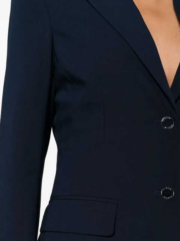 Navy tailored blazer on sale womens