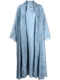 Bambah plissé two-piece kaftan dress - Blue