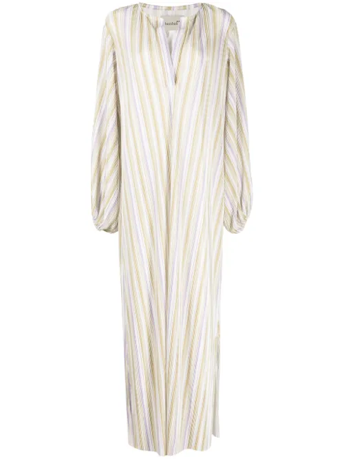 Robe caftan à rayures - Bambah - Modalova