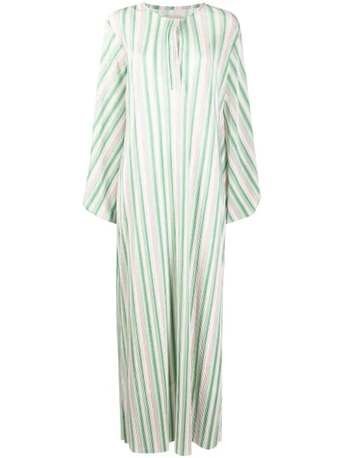 Robe caftan à rayures - Bambah - Modalova