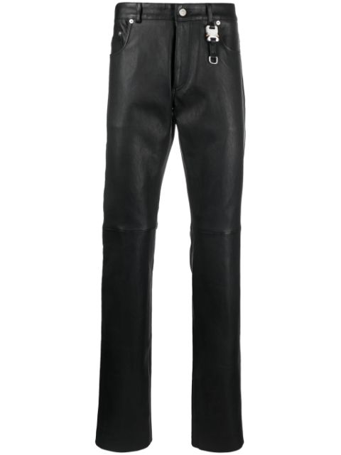 1017 ALYX 9SM straight-leg leather trousers