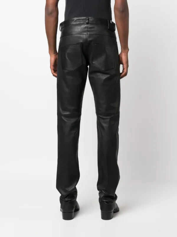 Acne studios clearance leather trousers