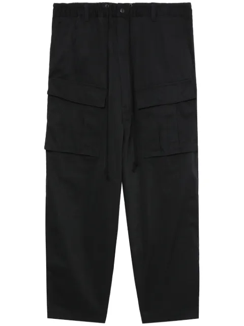 Junya Watanabe MAN drop-crotch cropped cargo trousers