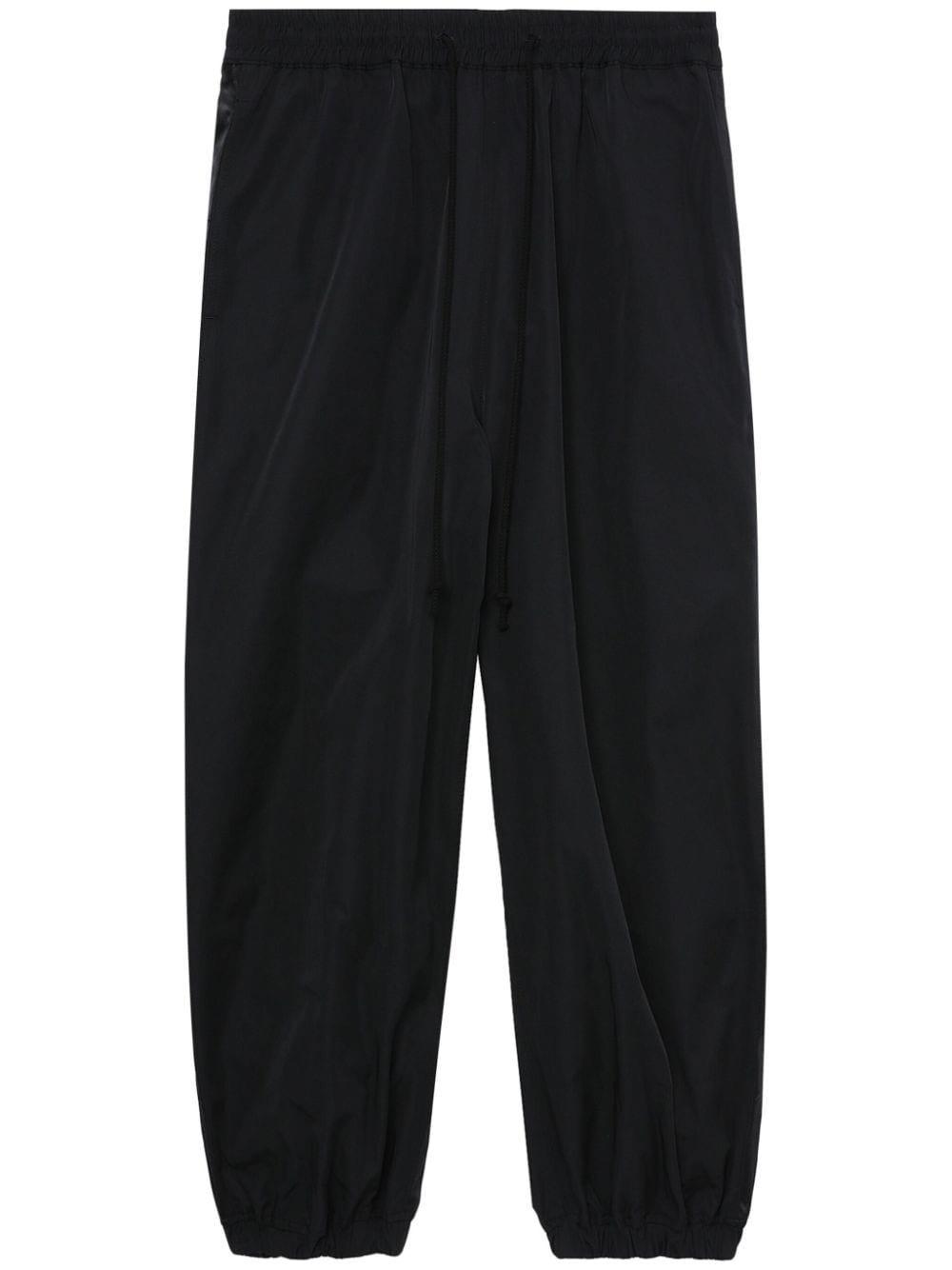 panelled tapered trousers