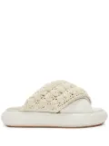 JW Anderson Popcorn Twist platform sandals - White