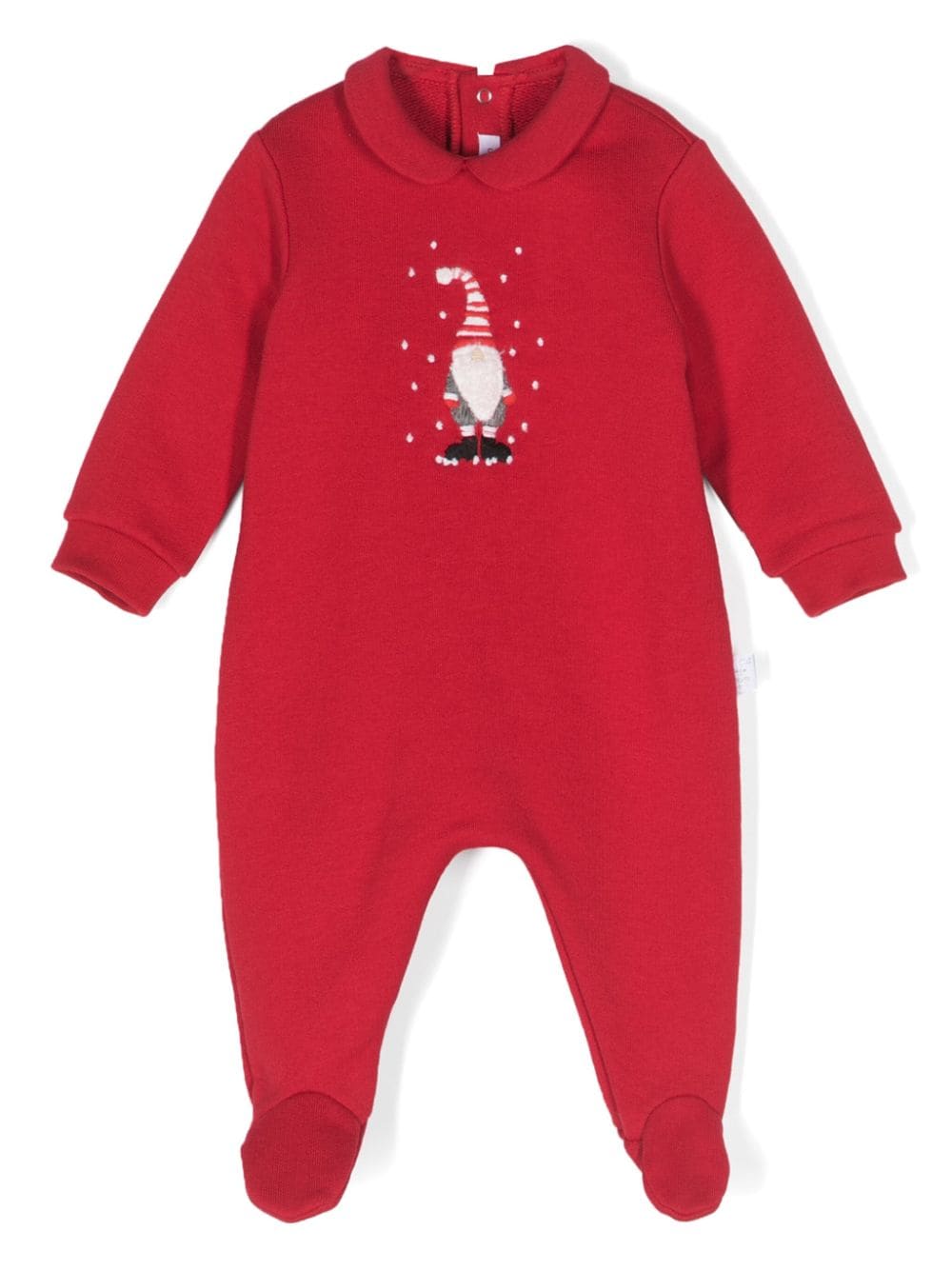 Shop Il Gufo Embroidered-motif Cotton Pajamas In Red