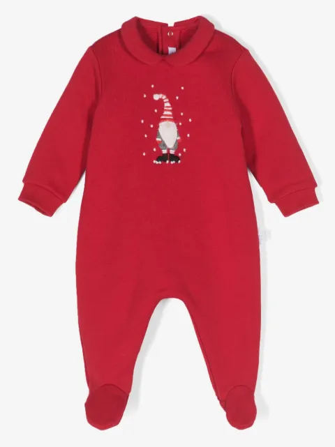 Il Gufo pijama con motivo bordado 