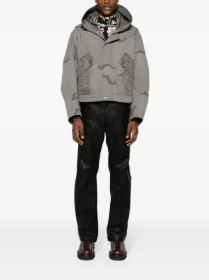 MARINE SERRE グレー迷彩 フードジャケット Marine Serre Jackets for Women - Shop on FARFETCH