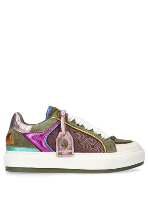 Kurt Geiger London Southbank Tag panelled leather sneakers