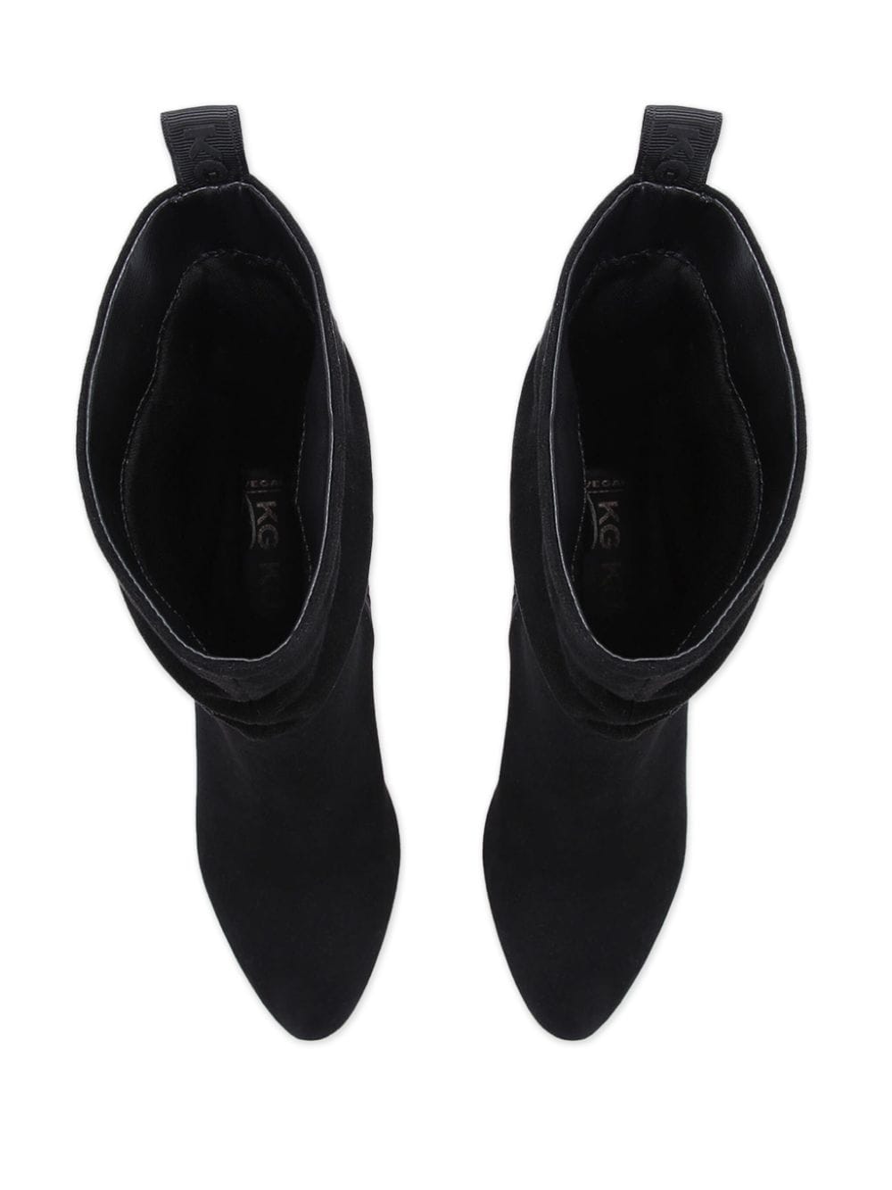 Shop Kg Kurt Geiger Slinky 85mm Ruched Boots In Black