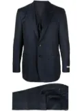 Canali single-breasted wool suit - Blue