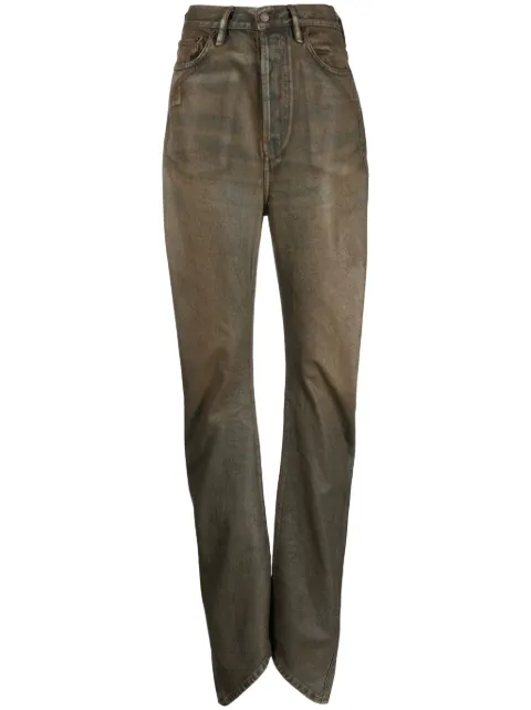 Acne Studios relaxed fit coated jeans