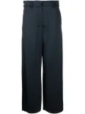 'S Max Mara Monza satin cropped trousers - Blue