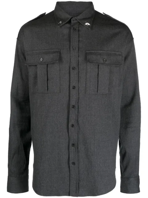 DSQUARED2 long-sleeve virgin wool shirt