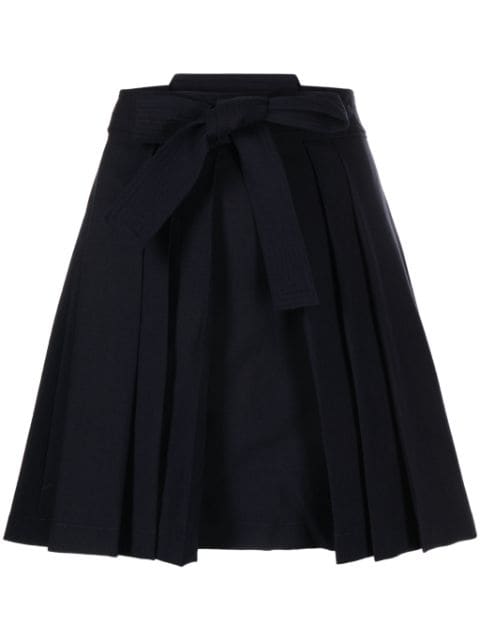 Kenzo A-line virgin wool skirt