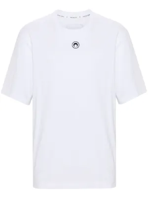 Marine Serre Regenerated グラフィック Tシャツ | ブラック | FARFETCH JP