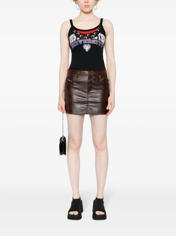 Marine Serre Regenerated mix-print Top - Farfetch
