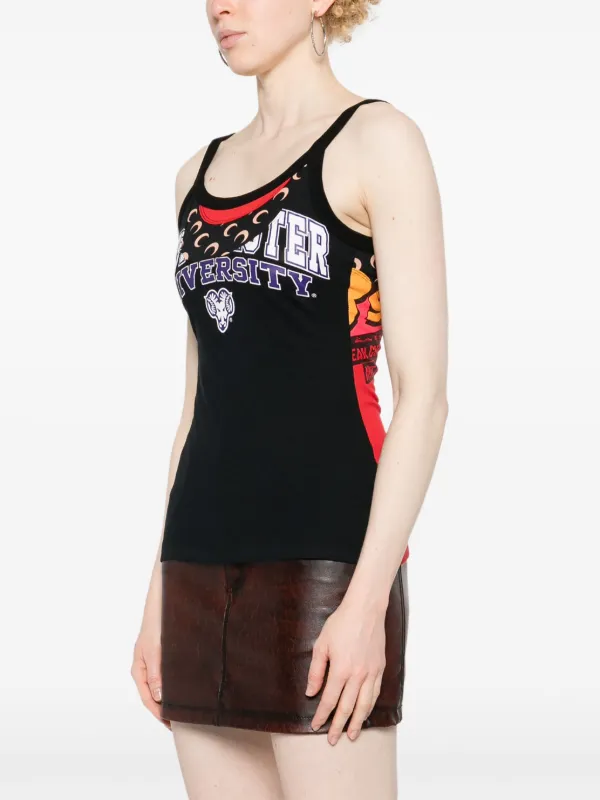 Marine Serre Regenerated mix-print Top - Farfetch