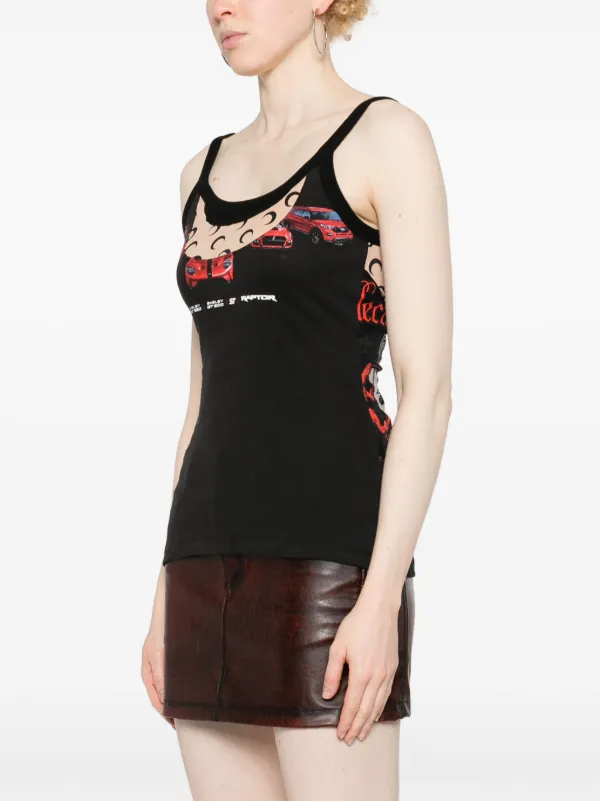 MARINE SERRE BORDERLINE タンクトップ Borderline • Marine Serre