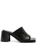 Marine Serre 75mm leather sandals - Black