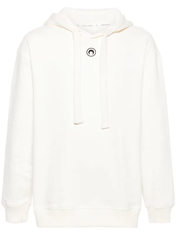 Marine Serre プリント パーカー | ホワイト | FARFETCH JP 