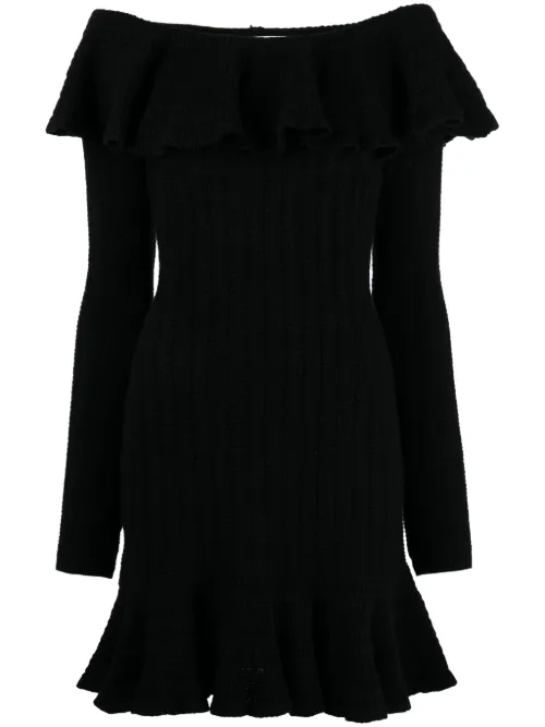 Robe courte à encolure carrée - Blumarine - Modalova