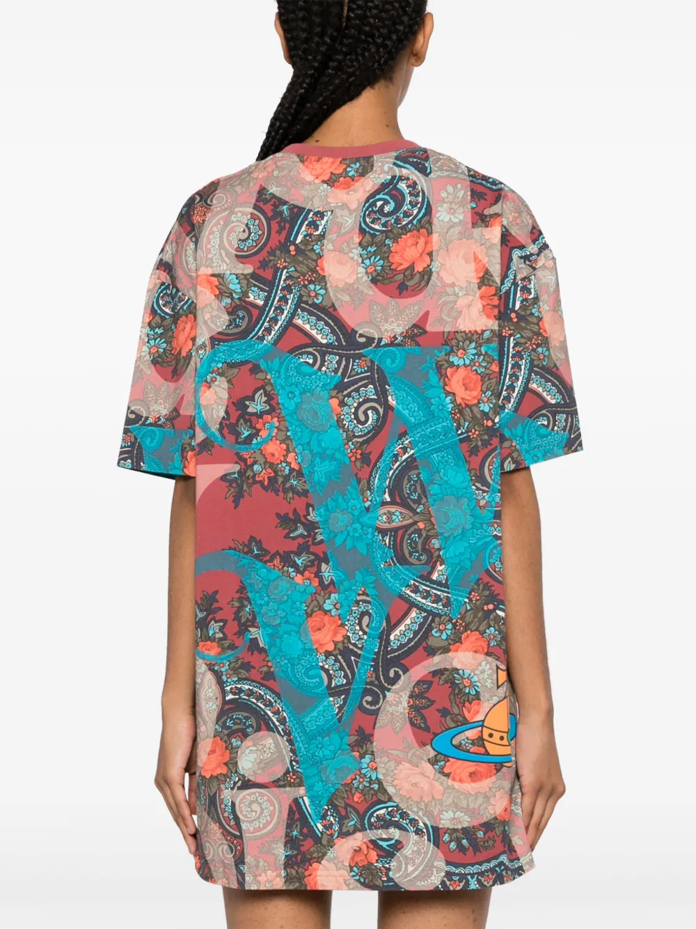 Vivienne Westwood T-shirt met bloemenprint Roze