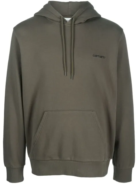 Carhartt WIP logo-embroidered cotton hoodie