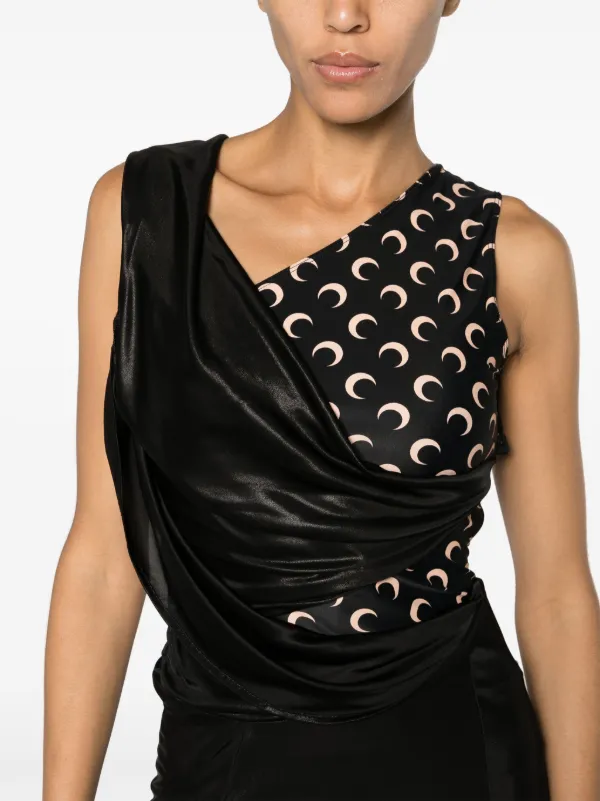 Robe marine serre top