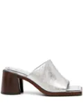 Marine Serre 75mm Ms sandals - Silver