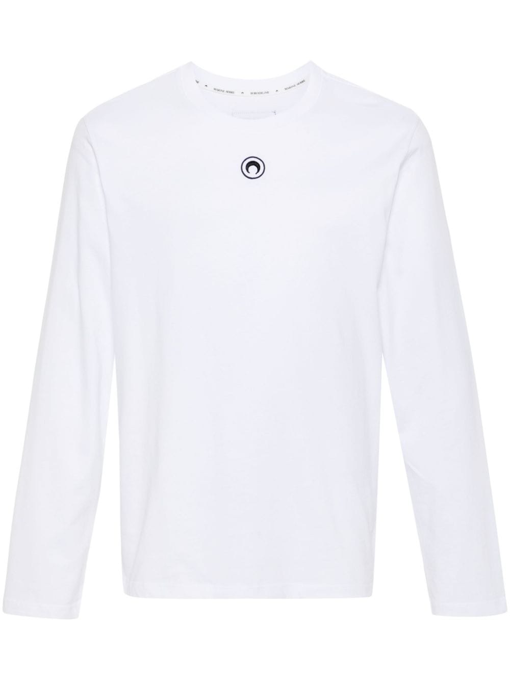 Marine Serre Basic Moon Cotton T-shirt In White