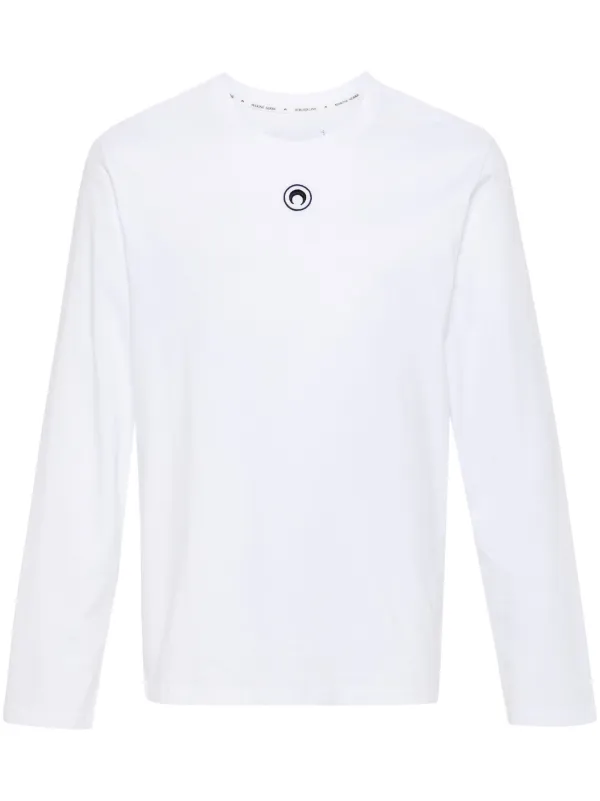 Marine Serre Crescent Moon ロングTシャツ | ホワイト | FARFETCH JP