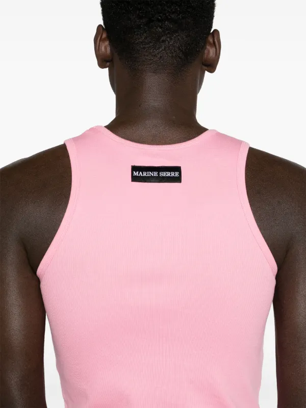 Marine Serre Women's' Moon Diamant Shirt in Pink | LN-CC®