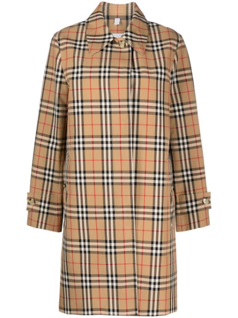 Burberry plaid-check pattern jacket Women