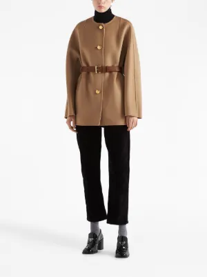 プラダ PRADA シングルコート　キャメルブラウン プラダ PRADA シングルコート キャメルブラウン Prada シングル
