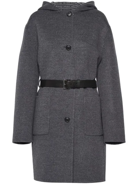 Prada single-breasted wool coat