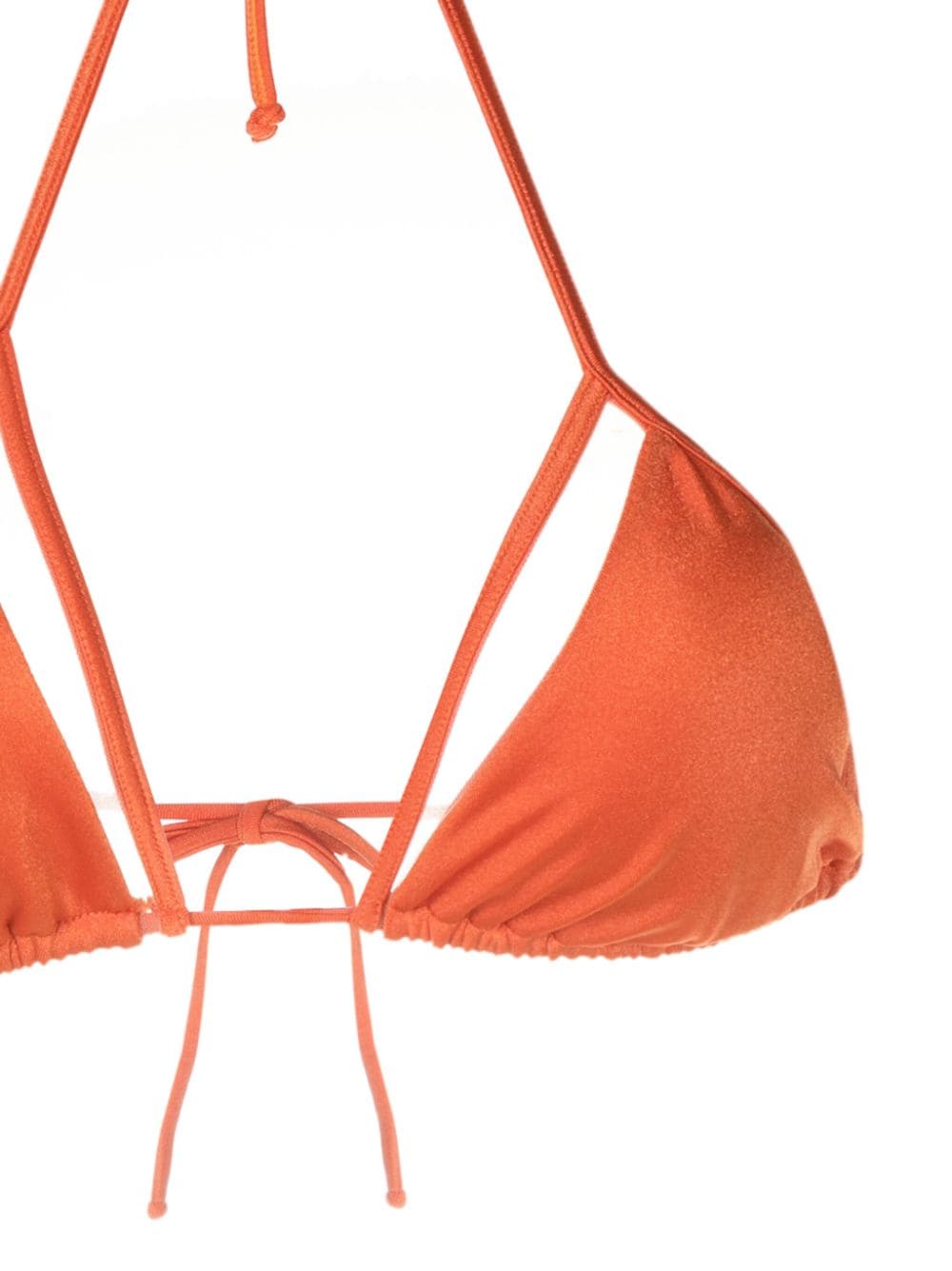 Shop Brigitte Cut-out Triangle-cup Bikini In Orange
