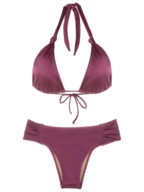 Brigitte knot-detail triangle-cup bikini